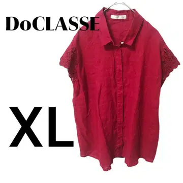 DoCLASSE 두클라세 린넨 100% 레이스 블라우스