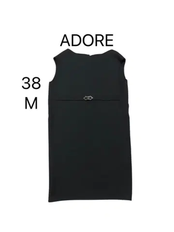ADORE 어도어 슬리브리스 원피스 무릎 기장 38 프렌치 슬리브