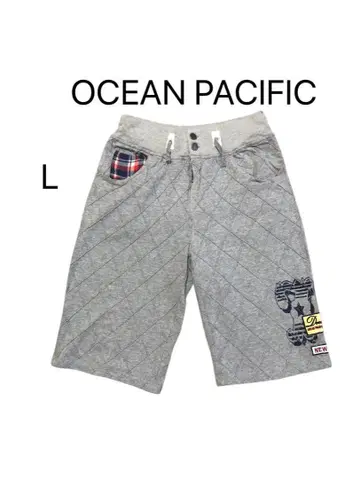 oceanpacific 오션 퍼시픽 맨투맨 하프 팬츠 Y2K