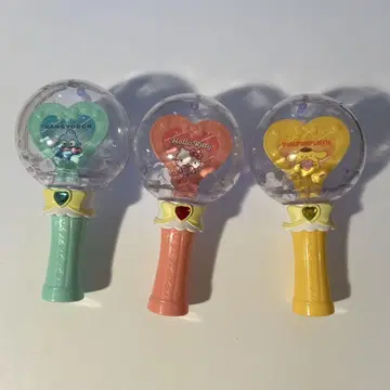 산리오 캐릭터즈 캡슐 지팡이 3개 세트
