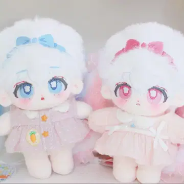 2개 세트 10cm 무속성 봉제 인형 본체 목화 인형 한국 봉제 인형