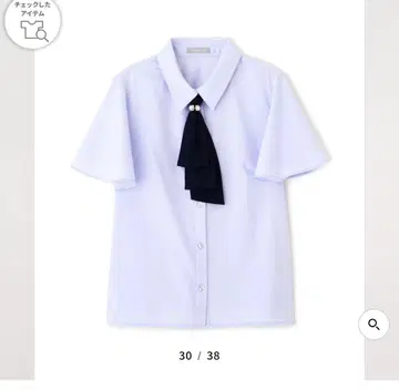 배색 보타이 블라우스 질 바이 질 스튜어트