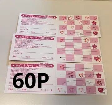 프리티 스토어 포인트 카드 60P