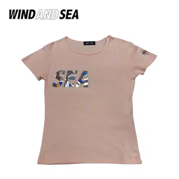 WIND AND SEA 윈드앤씨 홀로그램 빅 로고 티셔츠