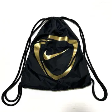 NIKE 나이키 냅색 y2k 블랙 골드 검정