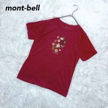 몽벨 반팔 티셔츠 아웃도어 트레킹 여성용 M 핑크