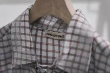 MAATEE&SONS GUPTA 블루 브라운 오버 체크