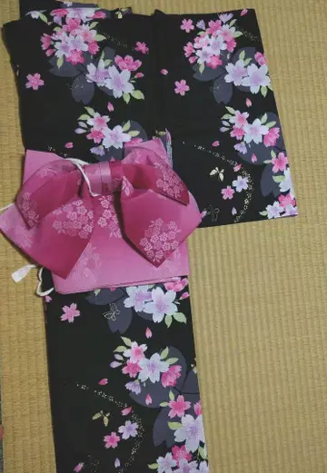 유카타와 오비 세트