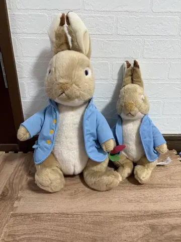 피터 토끼 봉제 인형 2종 세트