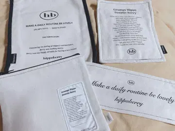 hippo berry 파우치, 펜 케이스 세트