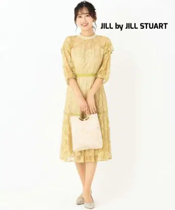 JILL by JILL STUART 레이시 미디 드레스 질스튜어트
