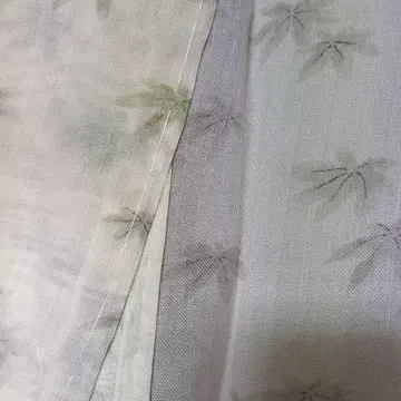 미사용 새상품 실크 바쇼 단풍