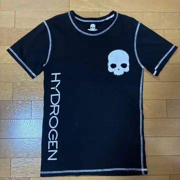 HYDROGEN 하이드로겐 스컬 자수 블랙 티셔츠 인기 디자인