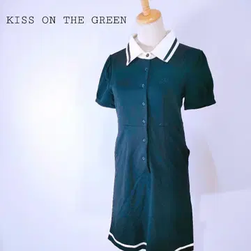 택 포함 새상품 키스 온 더 그린 반팔 티셔츠 원피스 2