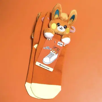 포켓몬 양말 마스코트가 달린 미들 양말 파모 (23-25cm)
