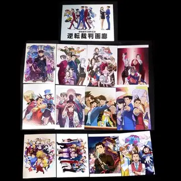역전재판 화랑 대역전재판 역전재판 15주년 엽서 전 12장 세트 미츠루기