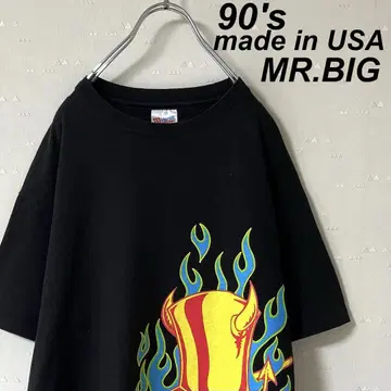 USA제 구제 의류 90's 미스터 빅 밴딩 티셔츠 윈터랜드