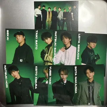 FANTASTICS 트레이딩 카드 컴프 세트