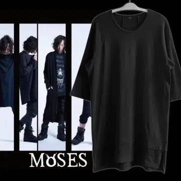 MOSES 티셔츠 DIR EN GREY 카오루 애용 아티자날 블랙