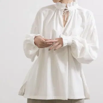 THE DUCHESS 더치스 화이트 블라우스 여성용 흰색 셔츠 화이트