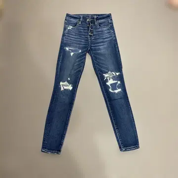 AMERICAN EAGLE 스키니 데님 데미지 가공