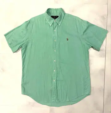 Ralph Lauren 반팔 셔츠 민트 그린