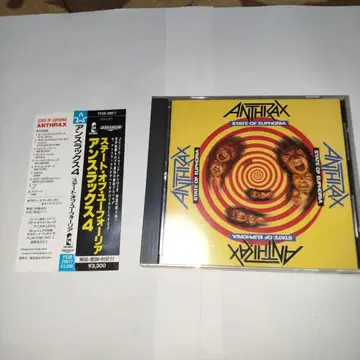 ANTHRAX STATE OF EUPHORIA 엽서 포함