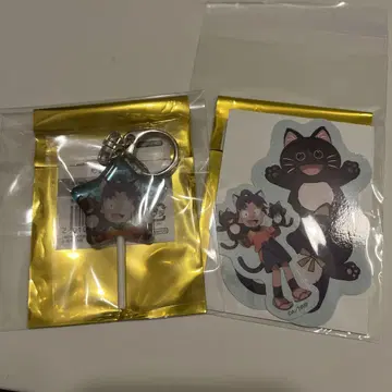 닌자 타마 난자 타운 캔디 키링 스티커 세트