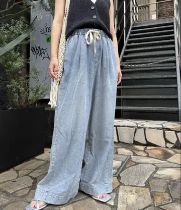 차오패닉 티피 부드러운 와이드 이지 팬츠