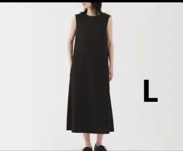 무인양품 MUJI 바람이 통하는 스트레치 축구 슬리브리스 원피스 L 경량