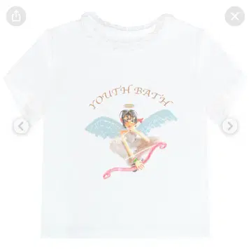 YOUTHBATH ANGEL LACE T-SHIRT 여성용 티셔츠