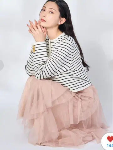 celford 튤 내로우 스커트