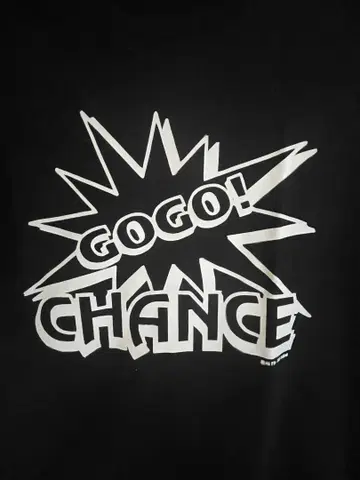 GOGO! CHANCE 티셔츠 블랙 L 사이즈