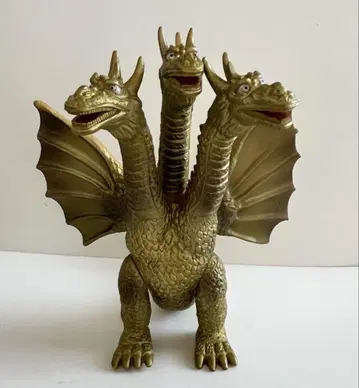 야마카츠 킹기도라 17cm 소프트 비닐 도호 영상 쇼와 레트로