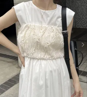 capricieux le'mage 라인 레이스 뷔스티에 에크루