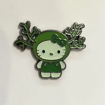 오사카 간사이 엑스포 일본관 조류 헬로키티 핀 배지 모즈쿠
