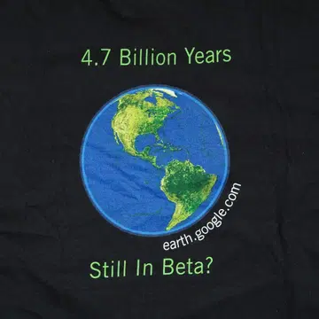 기업 티셔츠 구글 어스 Google Earth IT 관련 GAFAM