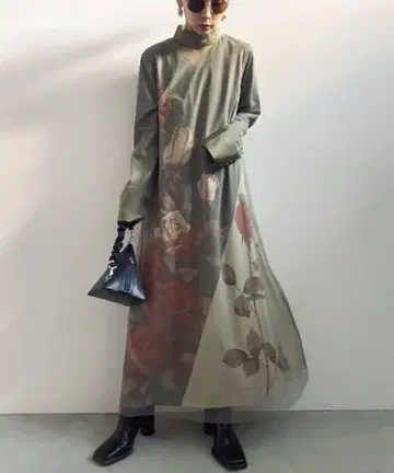 3WAY ALYSSA SMOCK DRESS 그린 S 사이즈