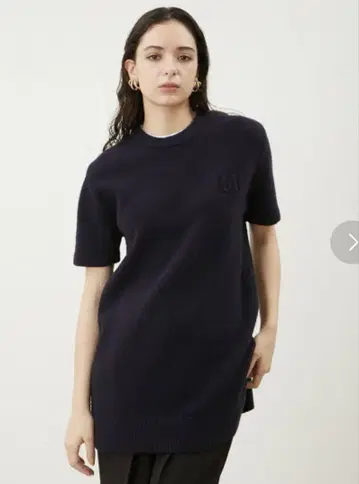 Mila Owen M 모티브 울 블렌드 미니 니트 원피스
