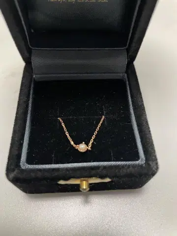 ete k10 골드 펄 목걸이