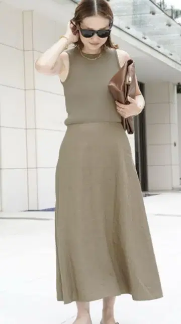 Deuxieme Classe *린넨 플레어 스커트