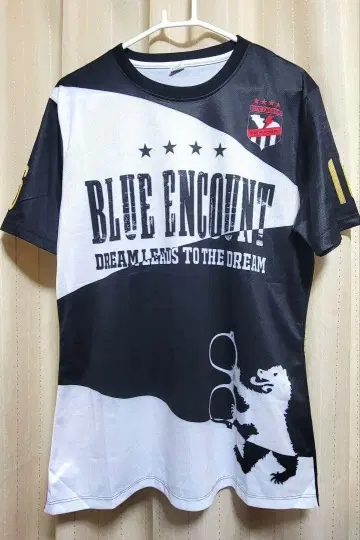 BLUE ENCOUNT 축구 티셔츠 L 블루엔