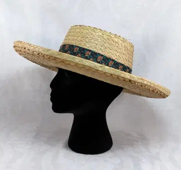 빈티지 스트로우 햇 멕시코 솜브레로 56.5cm