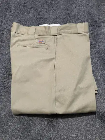 DICKIES/디키즈/더블니 치노 팬츠/32/코튼/베이지