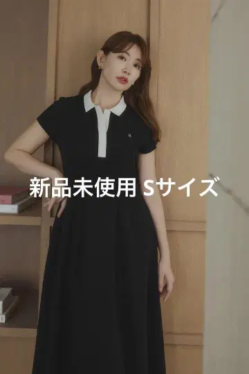 herlipto 반소매 폴로 드레스
