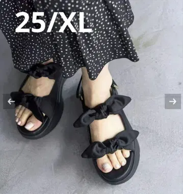 루타론 리본 스니커즈 밑창 샌들 xl 25cm