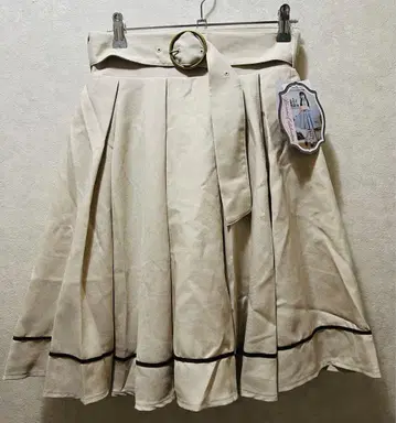 시마무라 쿠라로리 쿠루미 마린 아카데미아 스커트 베이지 M