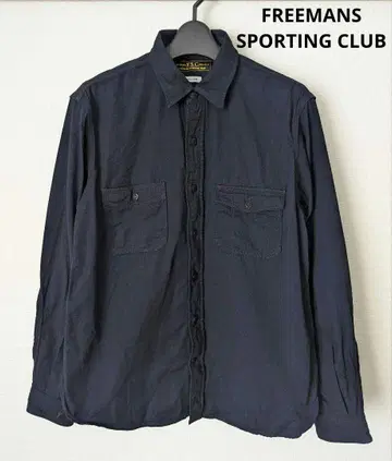 FREEMANS SPORTING CLUB 인디고 셔츠 캐주얼 셔츠
