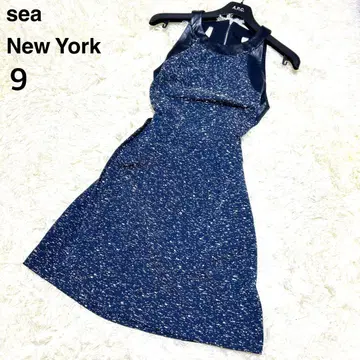 sea New York 원피스 블루 네이비 블랙 M 사이즈