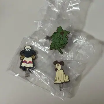 월레스와 그루미트 캡슐 헤어 클립 3개 세트